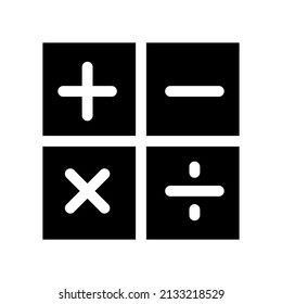 Calculator Icon Vector Symbol Design Illustration