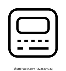Calculator Icon Vector Symbol Design Illustration