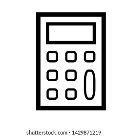 Calculator Icon Vector Symbol Illustration