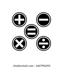 Calculator icon vector symbol illustration