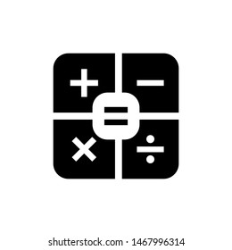 Calculator icon vector symbol illustration