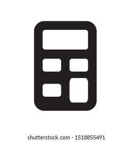 calculator icon vector symbol template