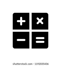 calculator icon vector template