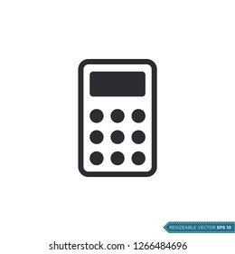 Calculator Icon Vector Template