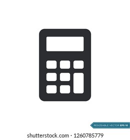 Calculator Icon Vector Template Illustration Design