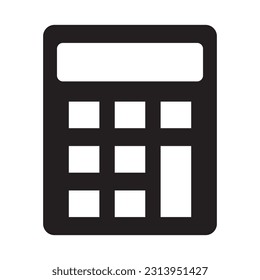 calculator icon vector template illustration logo design