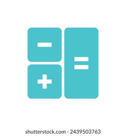 Icono de calculadora Plantilla de vectores Diseño de ilustración