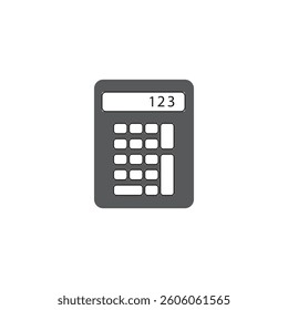 calculator icon vector template .calculator, math icon.