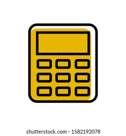 Calculator icon vector in trendy style