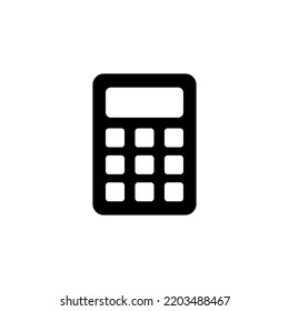 Calculator icon vector for web and mobile app. Accounting calculator sign and symbol.