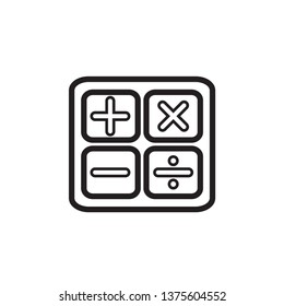calculator icon vectors