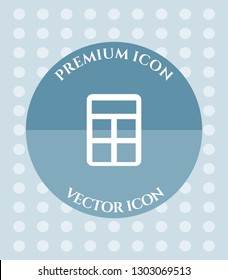 Calculator Icon for Web. Application, Software & Graphic Design.