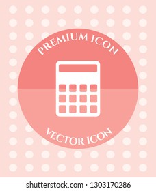 Calculator Icon for Web, Applications, Software & Graphic Designs.