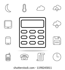 calculator icon. Web icons universal set for web and mobile