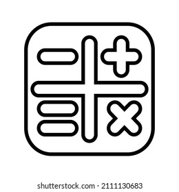 Calculator icon, web icon vector, technology vector illustration