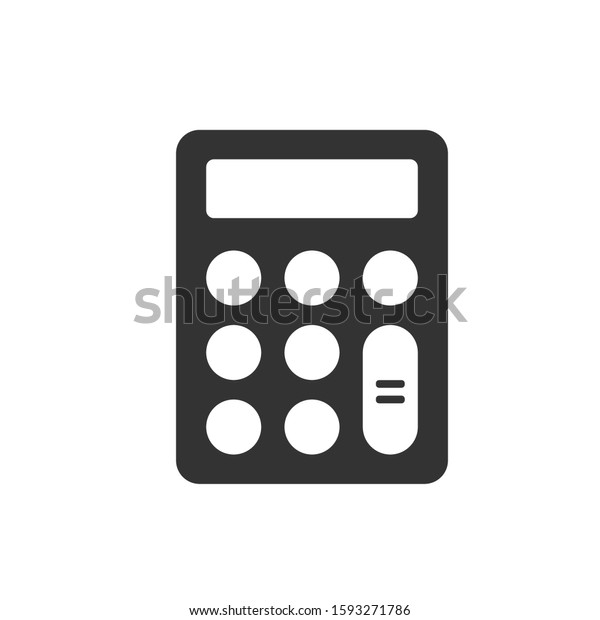 Calculator Icon For Your Design, websites and\
projects. Flat style. EPS\
10