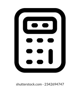 calculator icon for your website, mobile, presentation, and logo design.