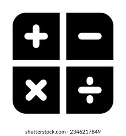 calculator icon for your website, mobile, presentation, and logo design.