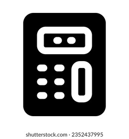 calculator icon for your website, mobile, presentation, and logo design.