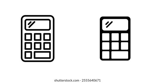 Calculator icons for app and websites.