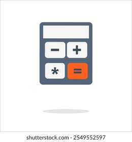 Calculator icons on white background. Calculator vector icon