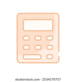 Os ícones da calculadora definem cinco ilustrações de estoque de vetor de estilo diferente