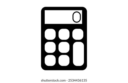 Calculator icons set on white background. Calculator vector icon . Vector Illustration.