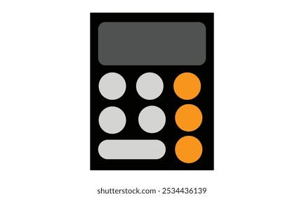 Calculator icons set on white background. Calculator vector icon . Vector Illustration.