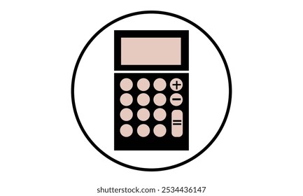 Calculator icons set on white background. Calculator vector icon . Vector Illustration.