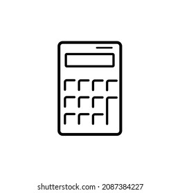 Calculator icons symbol vector elements for infographic web