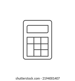 calculator icons  symbol vector elements for infographic web
