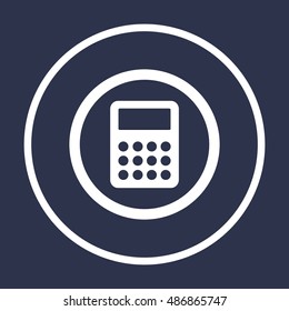 Calculator icon,vector. Flat design.  