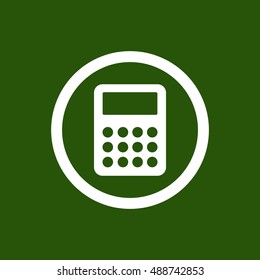 Calculator icon,vector. Flat design.  