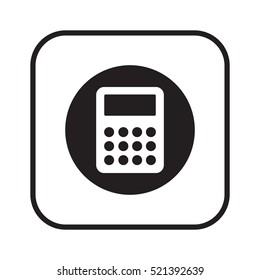 Calculator icon,vector. Flat design.  