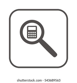 Calculator icon,vector. Flat design.  