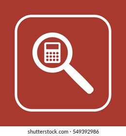 Calculator icon,vector. Flat design.  