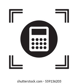 Calculator icon,vector. Flat design.  