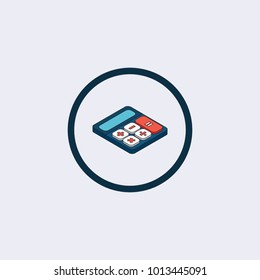 Calculator icon.Vector Illustration