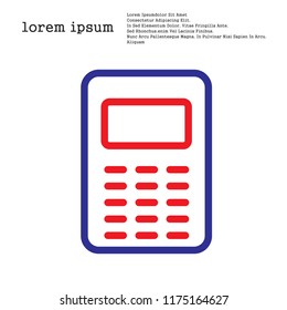 calculator icon,vector illustration