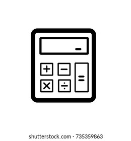 calculator icon,vector illustration. Flat design style. vector calculator icon illustration isolated on White background, calculator icon Eps10. calculator icons graphic design vector symbols