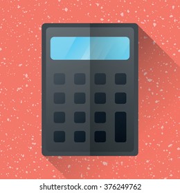 Calculator Iicon. Vector Illustration