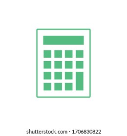 calculator illustration icon logo vector