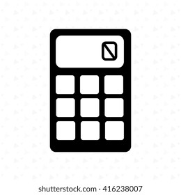 calculator isolated design 