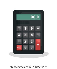 calculator isolated design, vector illustration eps10 graphic 