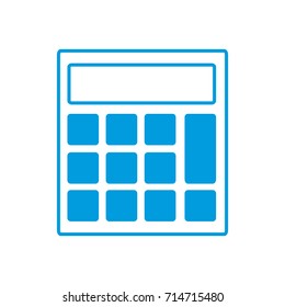 Calculator isolated symbol