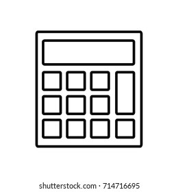 Calculator isolated symbol