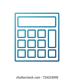 Calculator isolated symbol