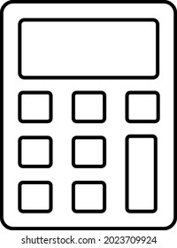 Calculator Isolated Vector icon which can easily modify or edit

