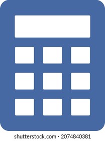 Calculator Isolated Vector icon which can easily modify or edit

