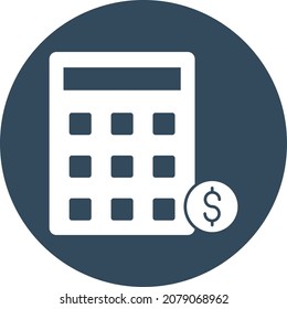 Calculator Isolated Vector icon which can easily modify or edit

